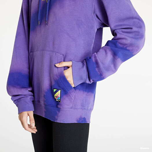 Reebok hoodie top mens purple