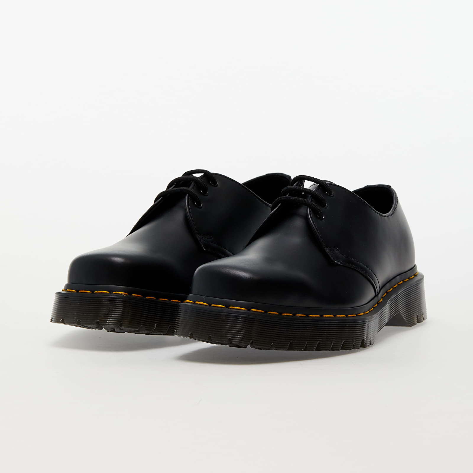 Adidași și pantofi pentru bărbați Dr. Martens 1461 Bex Squared 3 Eye Shoe Black