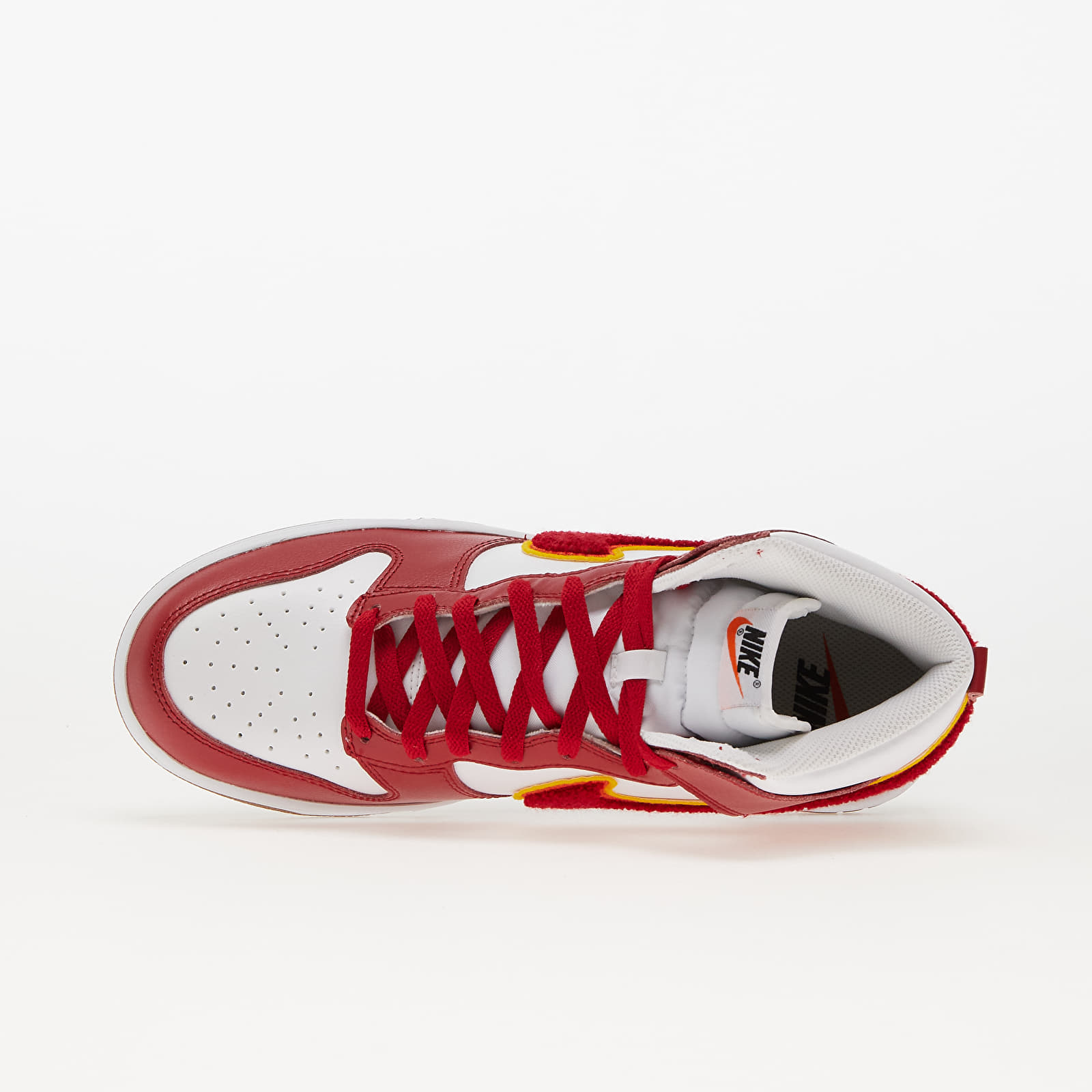 Zapatillas Hombre Nike Dunk High Retro White/ Gym Red-Yellow Ochre-Gum Med Brown
