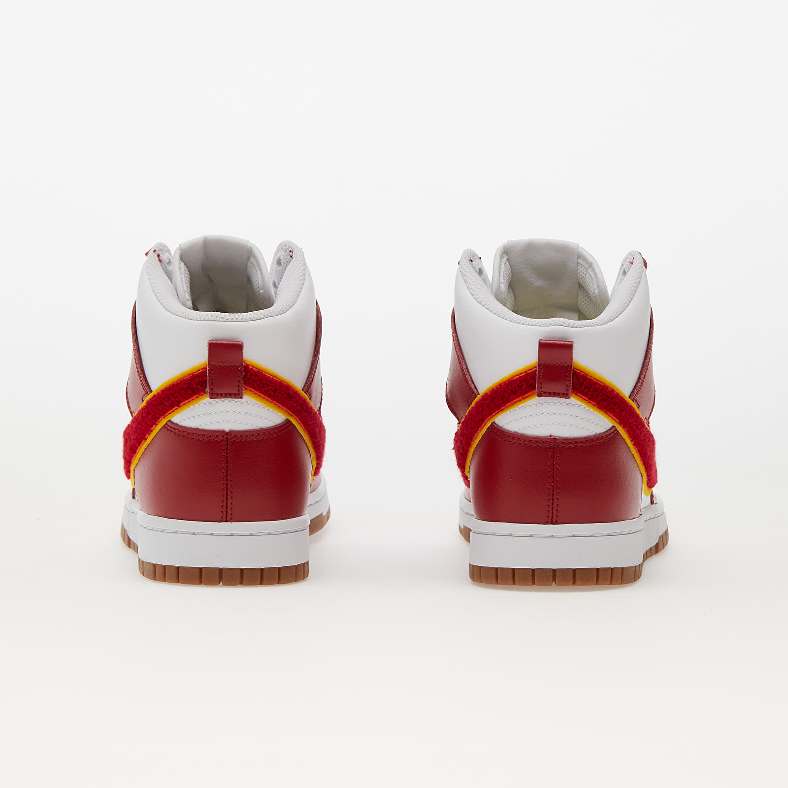 Zapatillas Hombre Nike Dunk High Retro White/ Gym Red-Yellow Ochre-Gum Med Brown