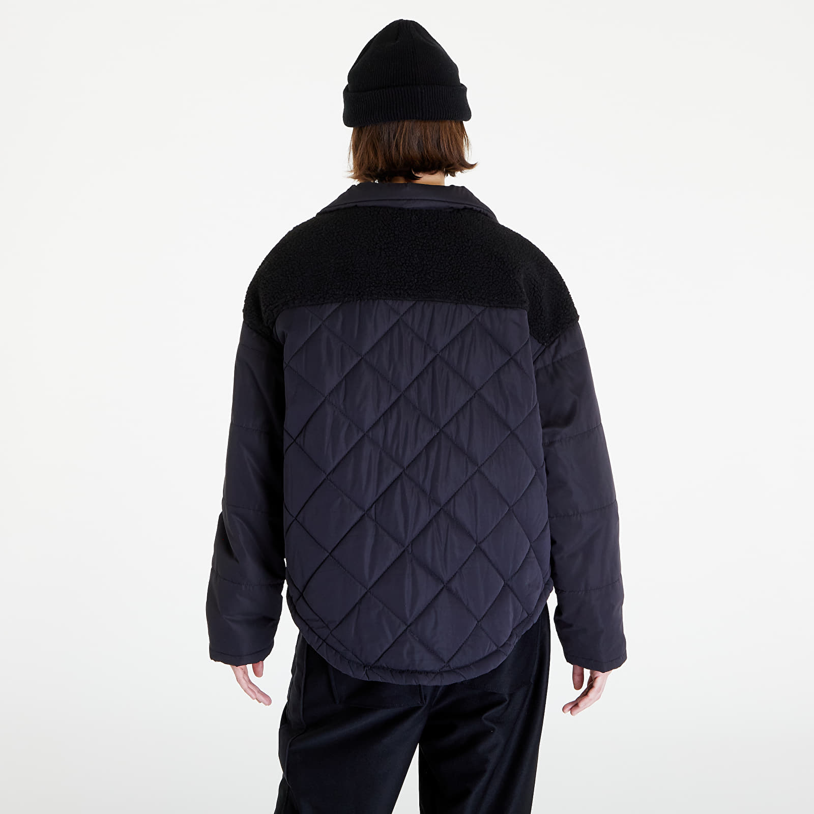 Bundy Urban Classics Ladies Oversized Diamond Quilt Puffer Jacket Black