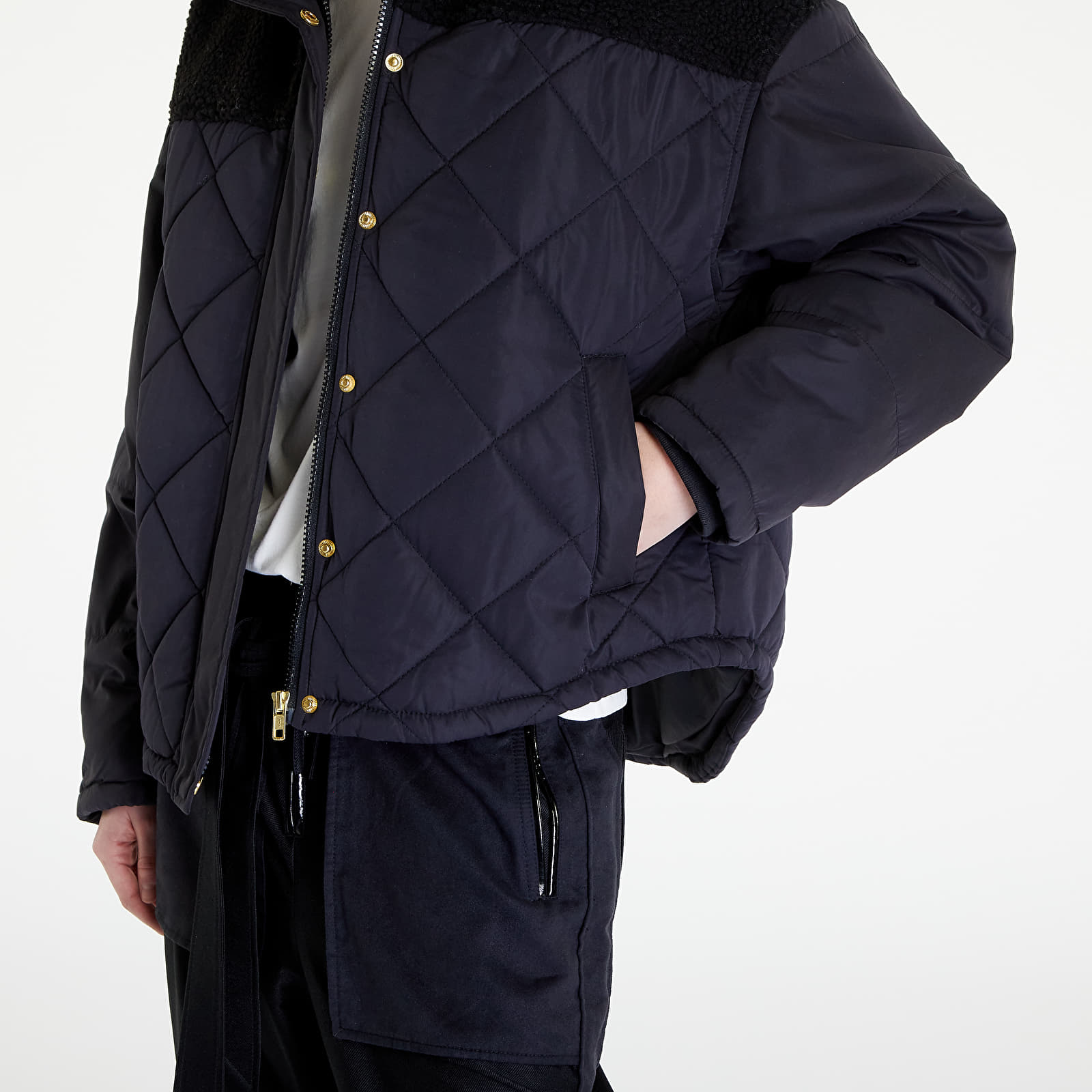 Bundy Urban Classics Ladies Oversized Diamond Quilt Puffer Jacket Black