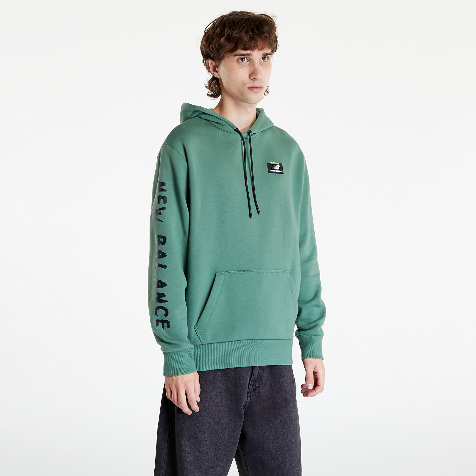 Mikiny New Balance AT Hoodie Green