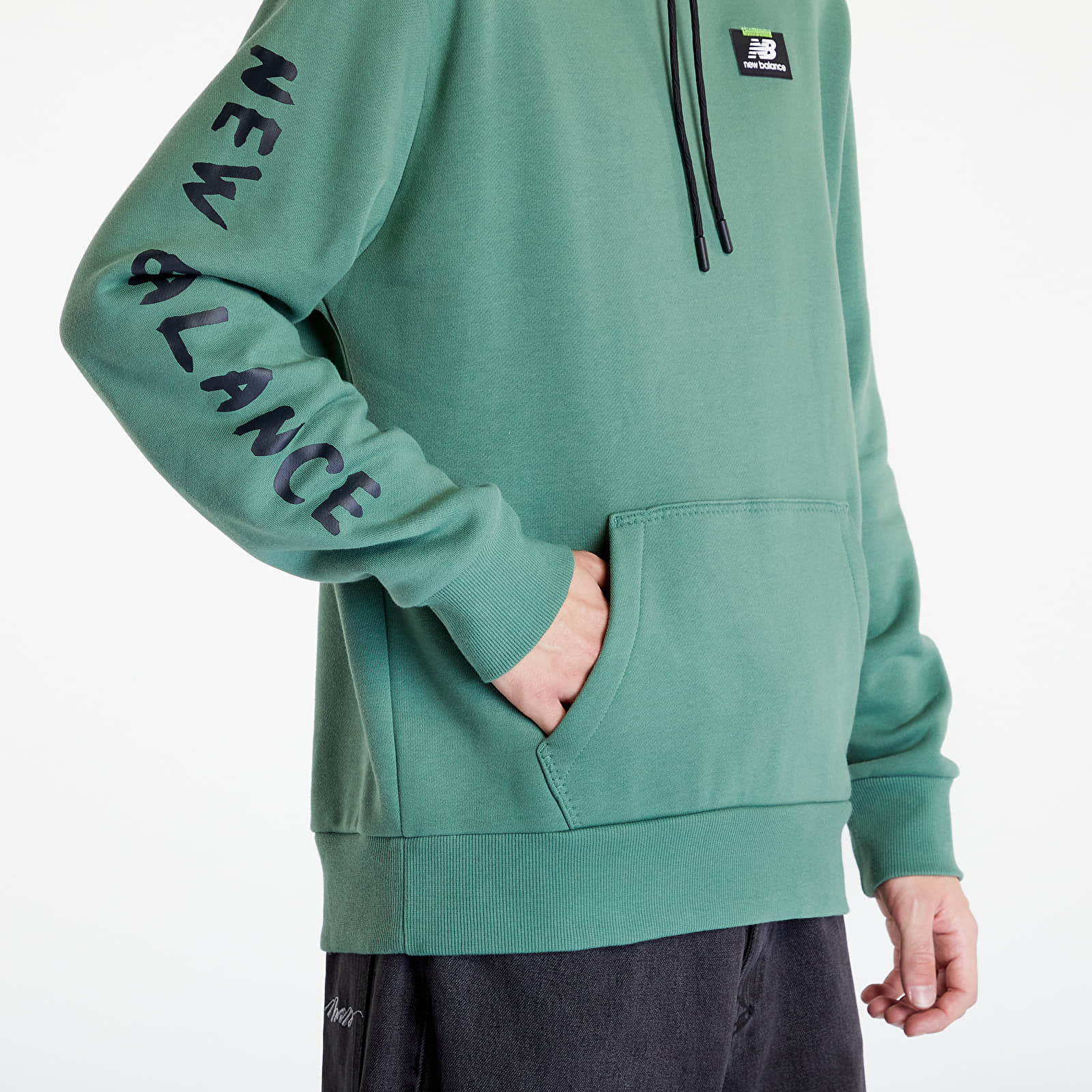 Bluzy New Balance AT Hoodie Green
