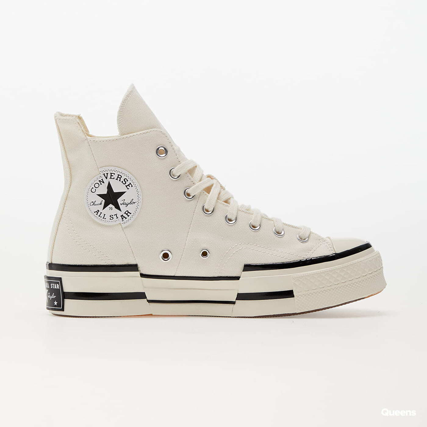 Herenschoenen Converse Chuck 70 Plus Canvas Egret/ Black/ Egret