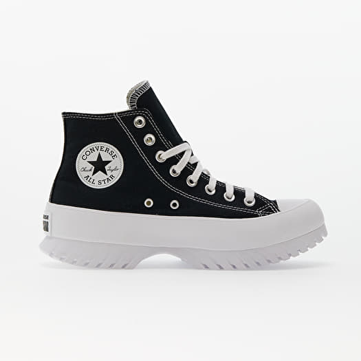 Lugged converse deals black