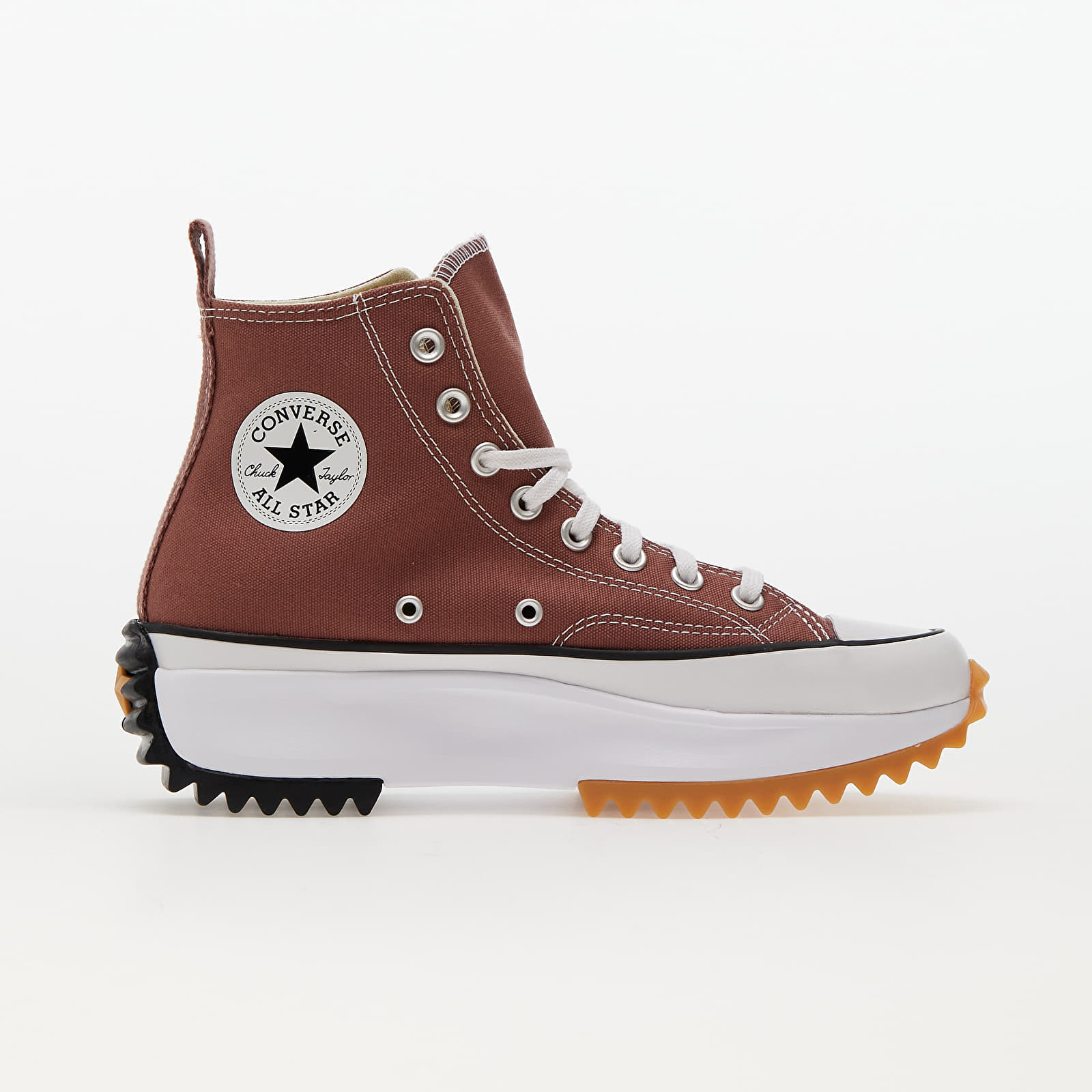 Women's sneakers and shoes Converse Run Star Hike Canvas Platform Saddle/ Black/ White