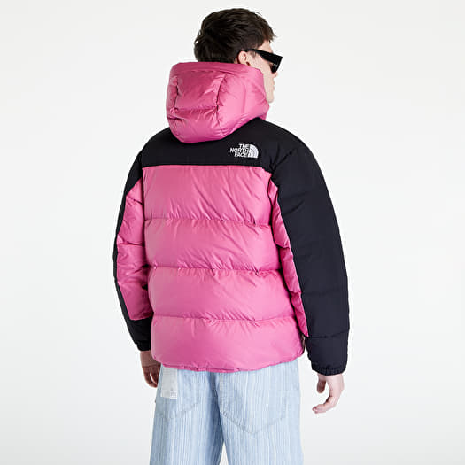 Black and pink north face coat discount