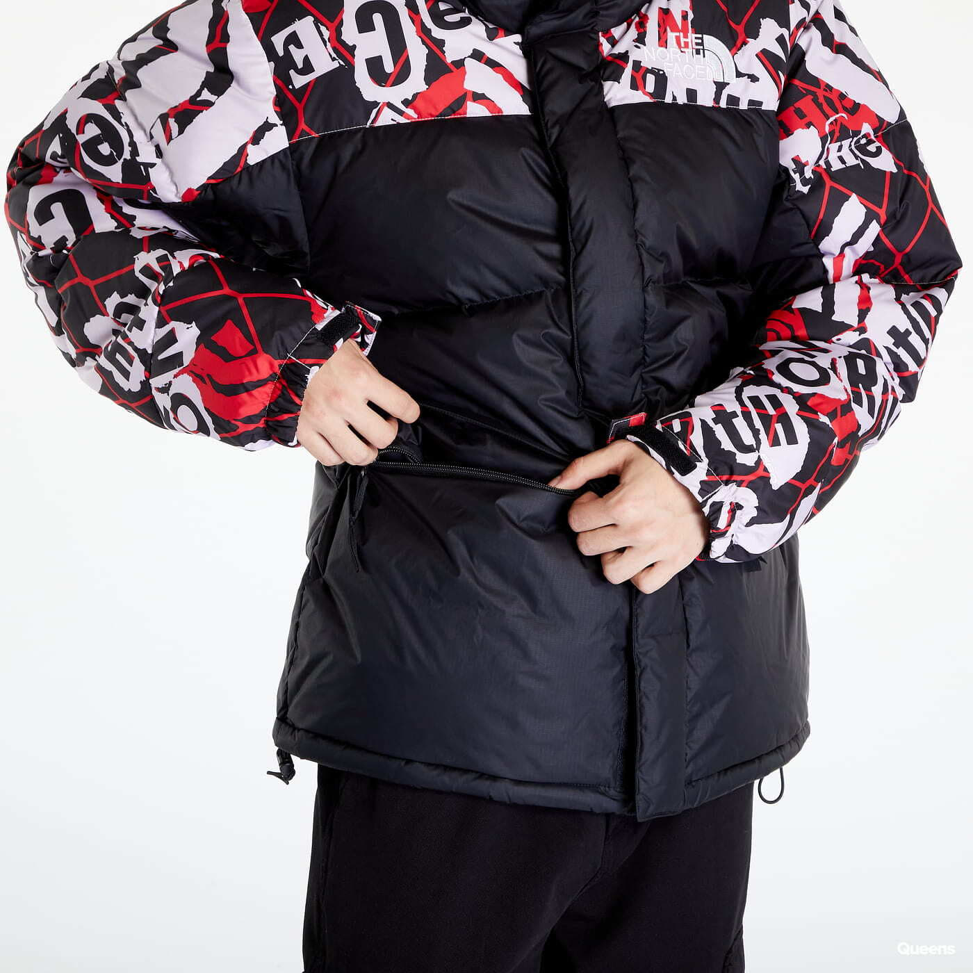 Bundy The North Face Print Himalyan Down Black