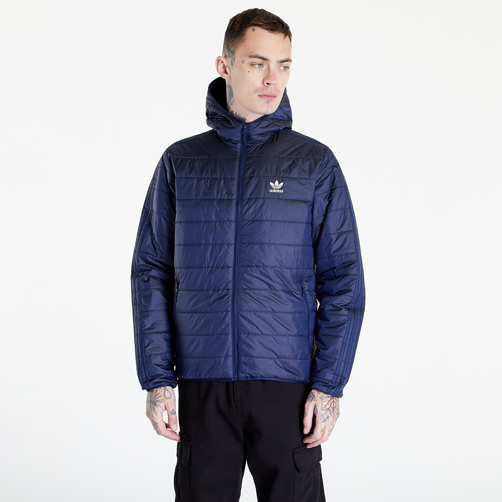 Bundy adidas Originals Pad Hooded Puff Night Indigo