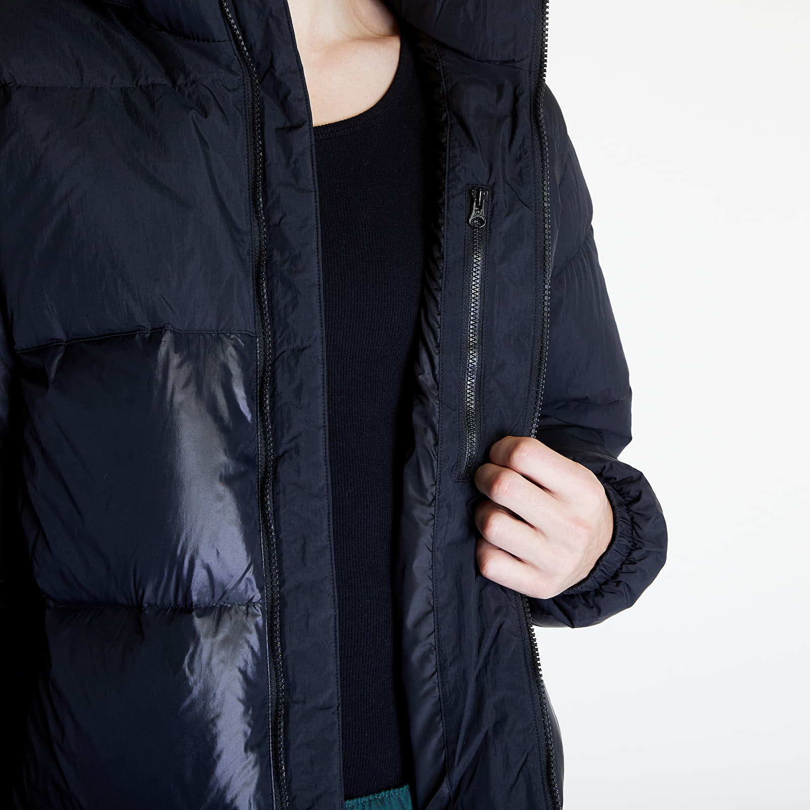 Adidas originals superstar down jacket in black br 9735 best sale