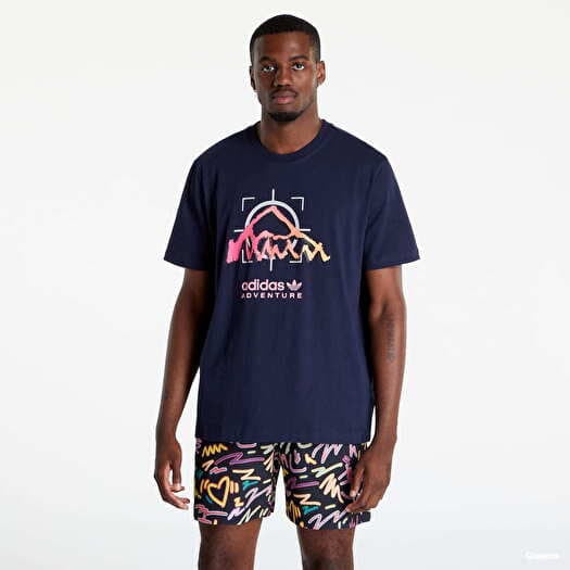 T Shirts adidas Originals Adv Ride Tee Navy Queens