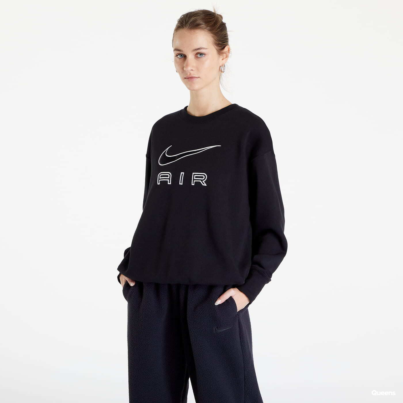 Nike air fleece crew sweatshirt hot sale