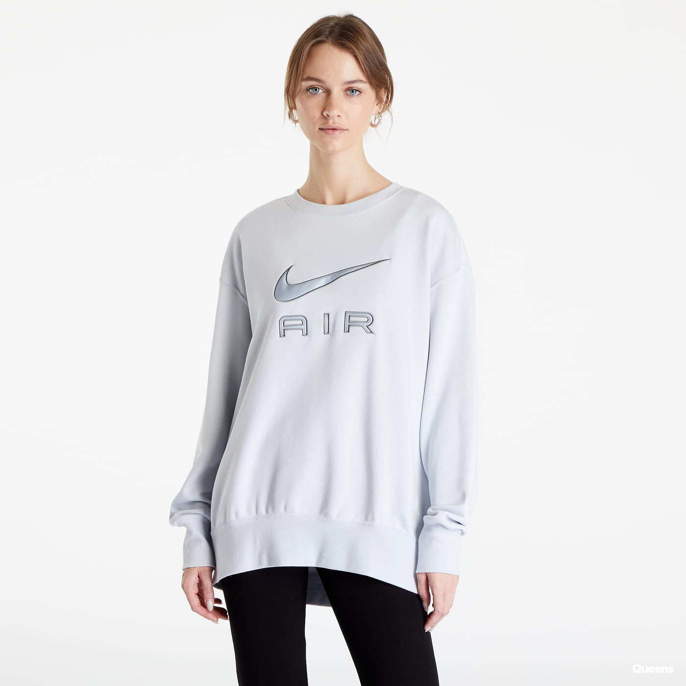 Sweatshirts Nike Air Fleece Crew Sweatshirt Blue Queens