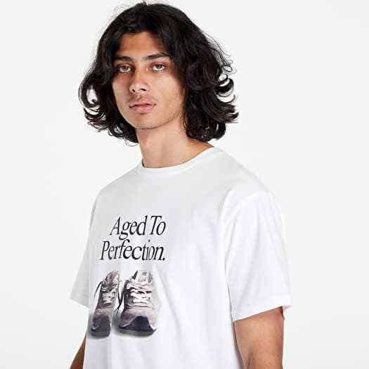 New balance t shirt white hotsell