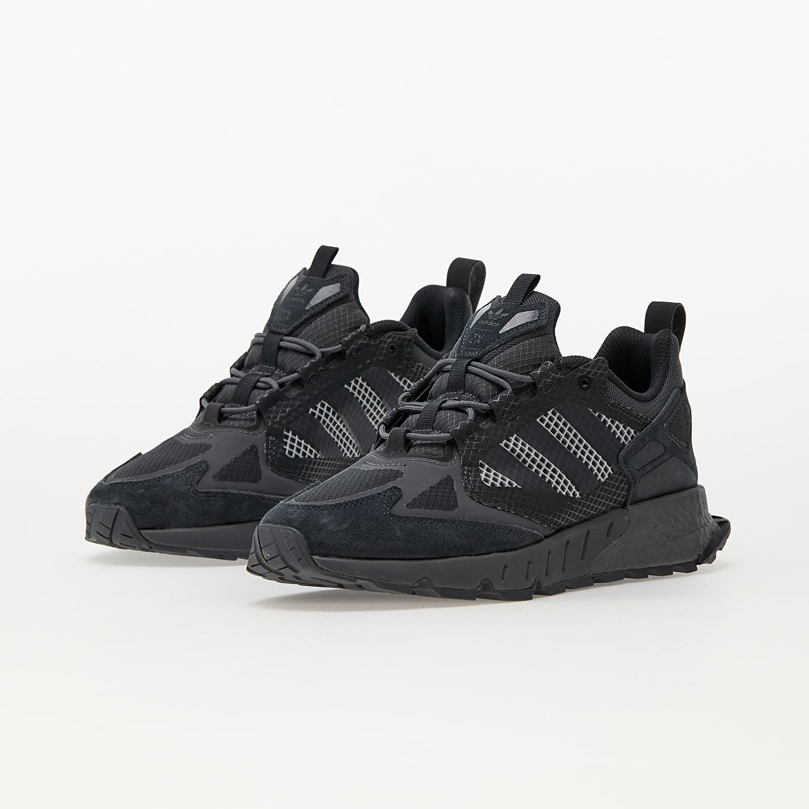 Men's sneakers and shoes adidas Originals ZX 1K BOOST - Seas. 2.0 Grey  Five/ Carbon/ Core Black | Queens
