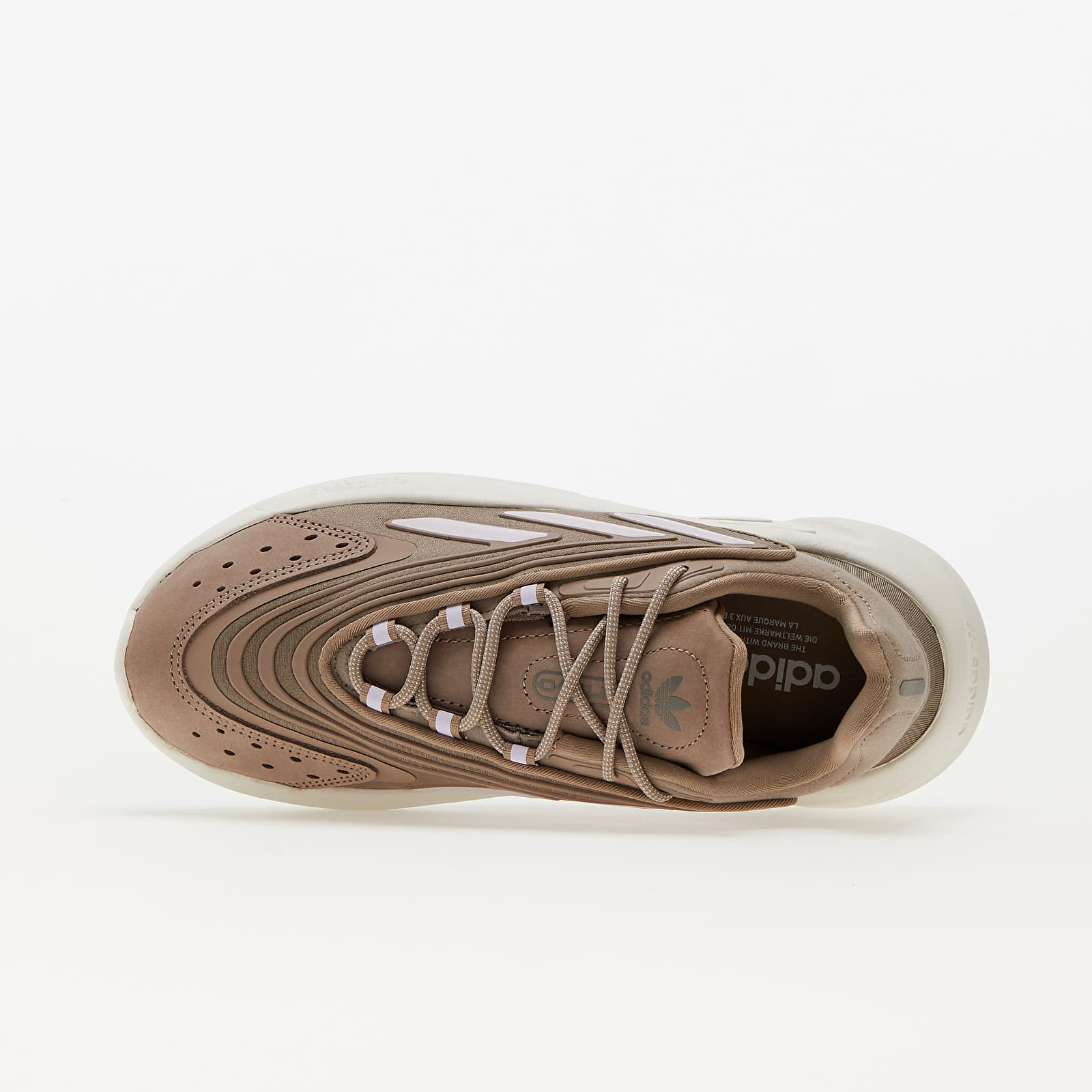 Women's sneakers and shoes adidas Originals Ozelia W Chalk Brown/ Paper Tint/ Semi Brown