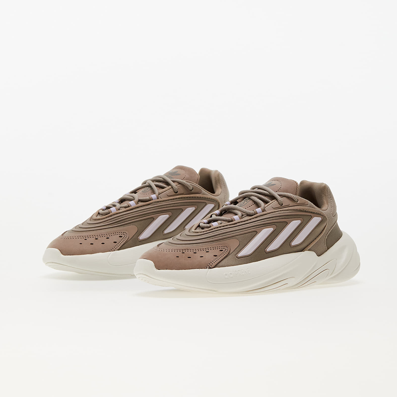 Women's sneakers and shoes adidas Originals Ozelia W Chalk Brown/ Paper Tint/ Semi Brown