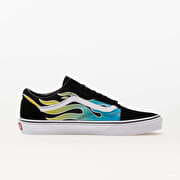 Herren Sneaker und Schuhe Vans Old Skool Glow Flame Black White