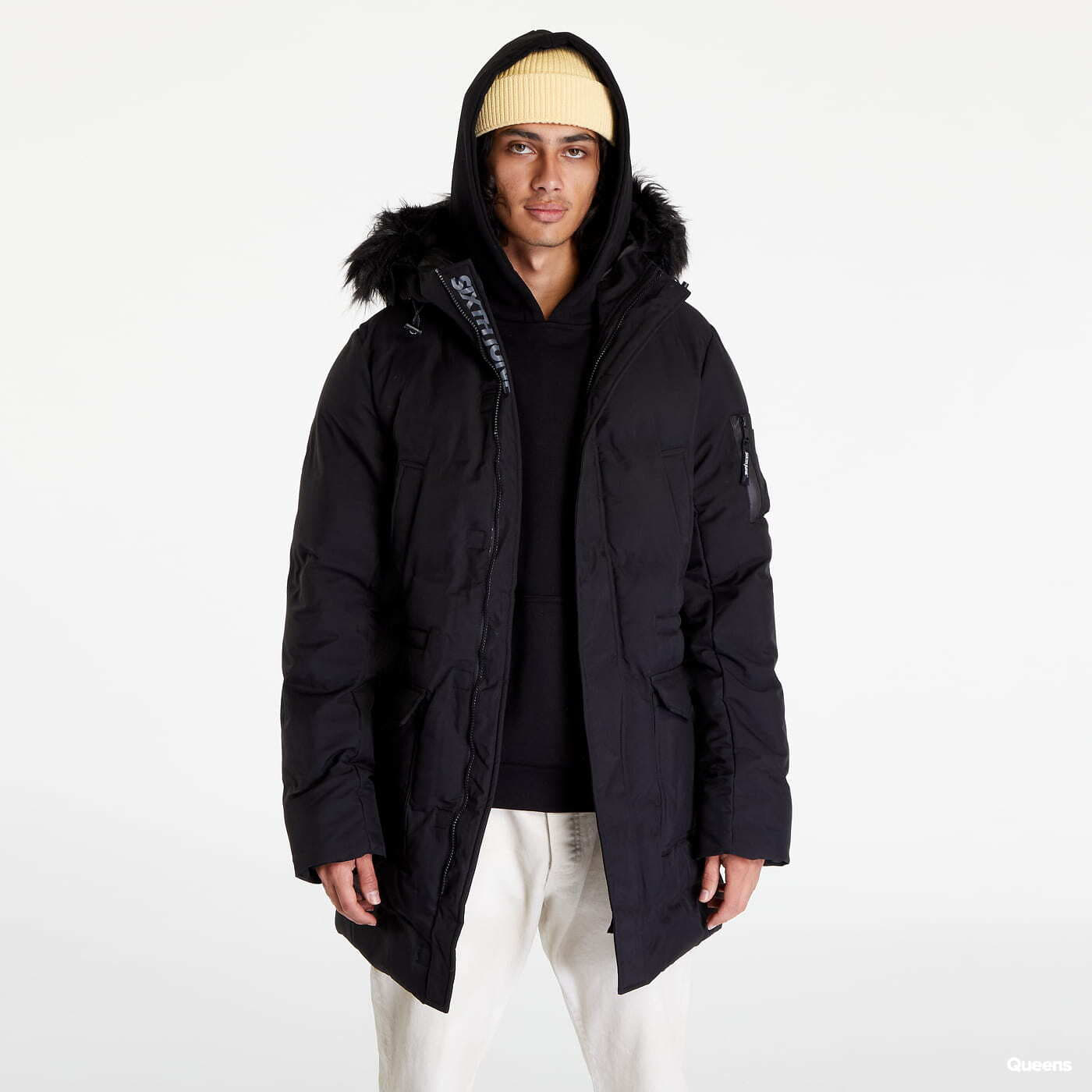 Sixth june on sale parka black