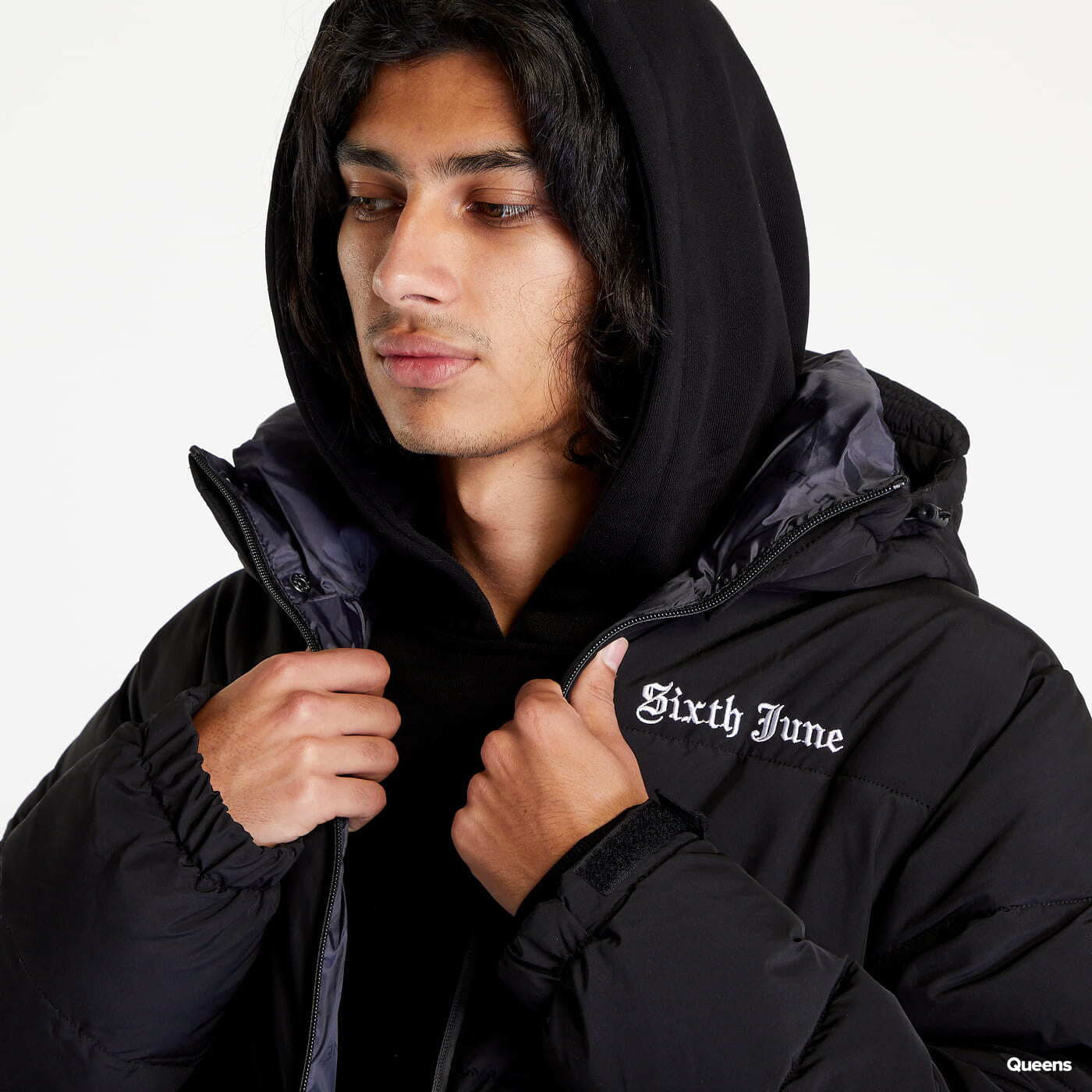 Sixth june puffer jacket in shop black