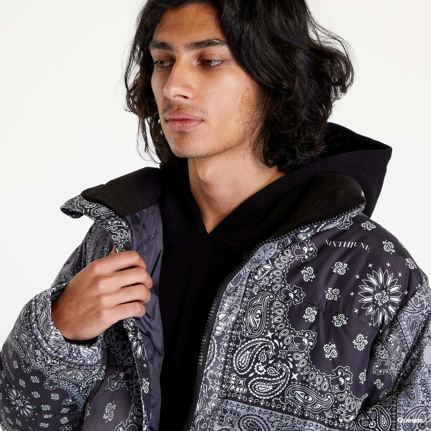 Jackets Sixth June Patchwork Bandana Down Jacket ern ed Queens