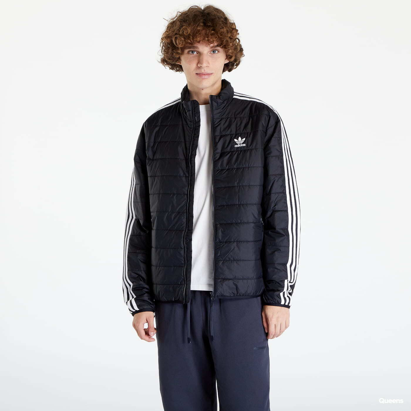 Jacken adidas Originals Padded Stand Collar Puffer Black Queens