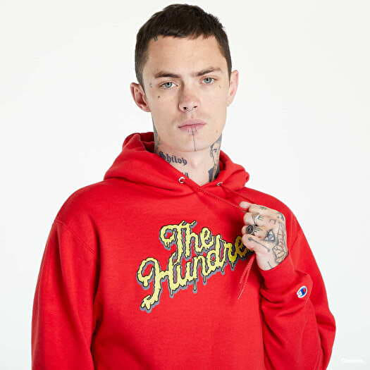 The hundreds hoodie red sales