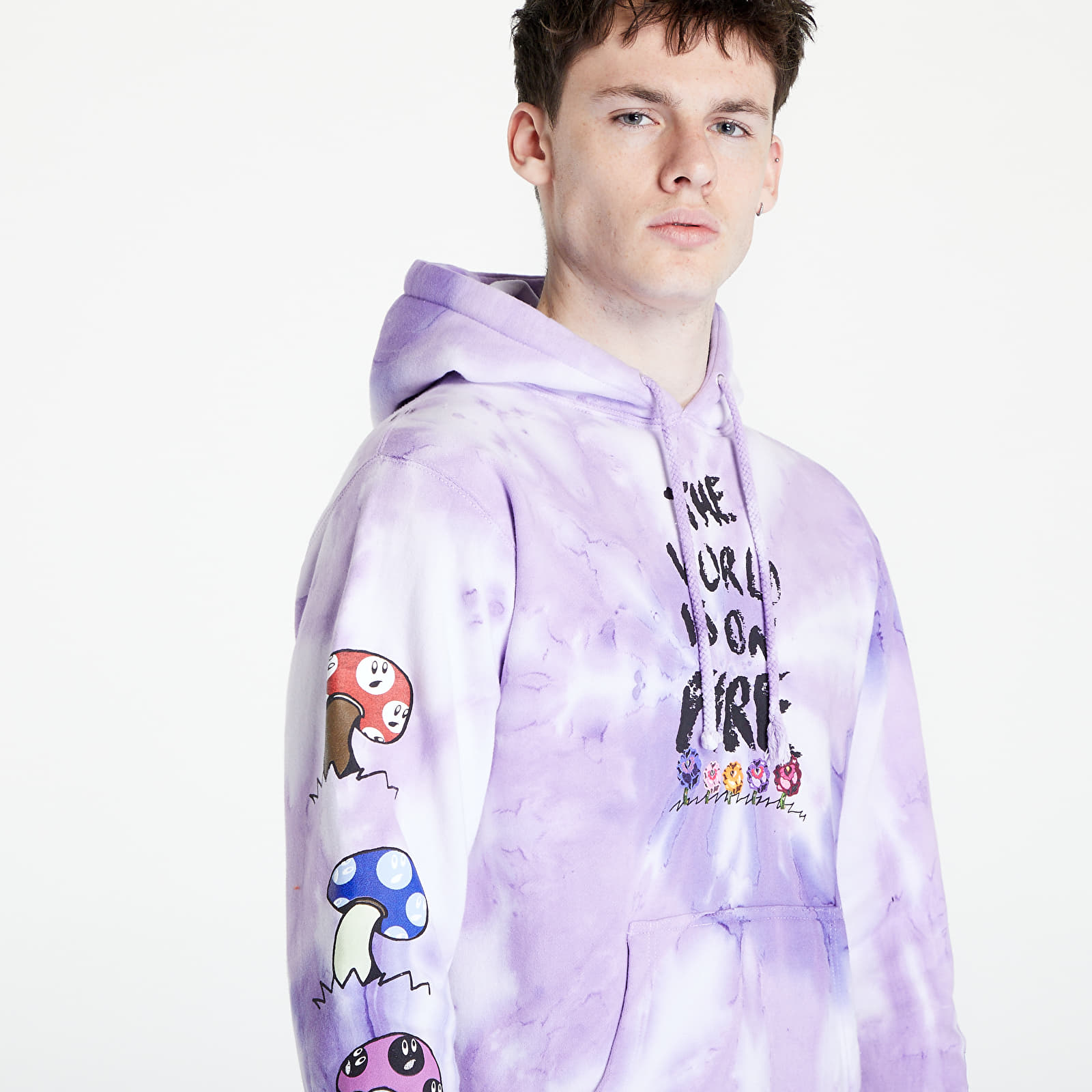 Mikiny The Hundreds Climate Pullover Purple