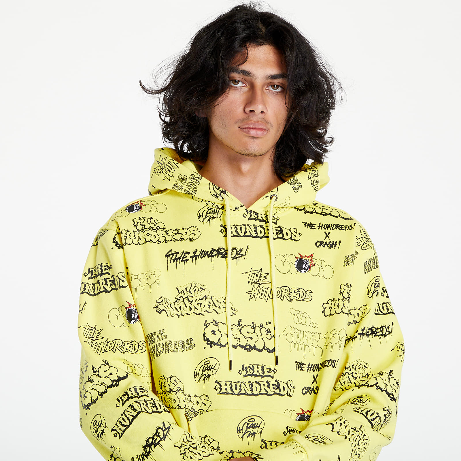 Mikiny The Hundreds Bomb Pullover Yellow