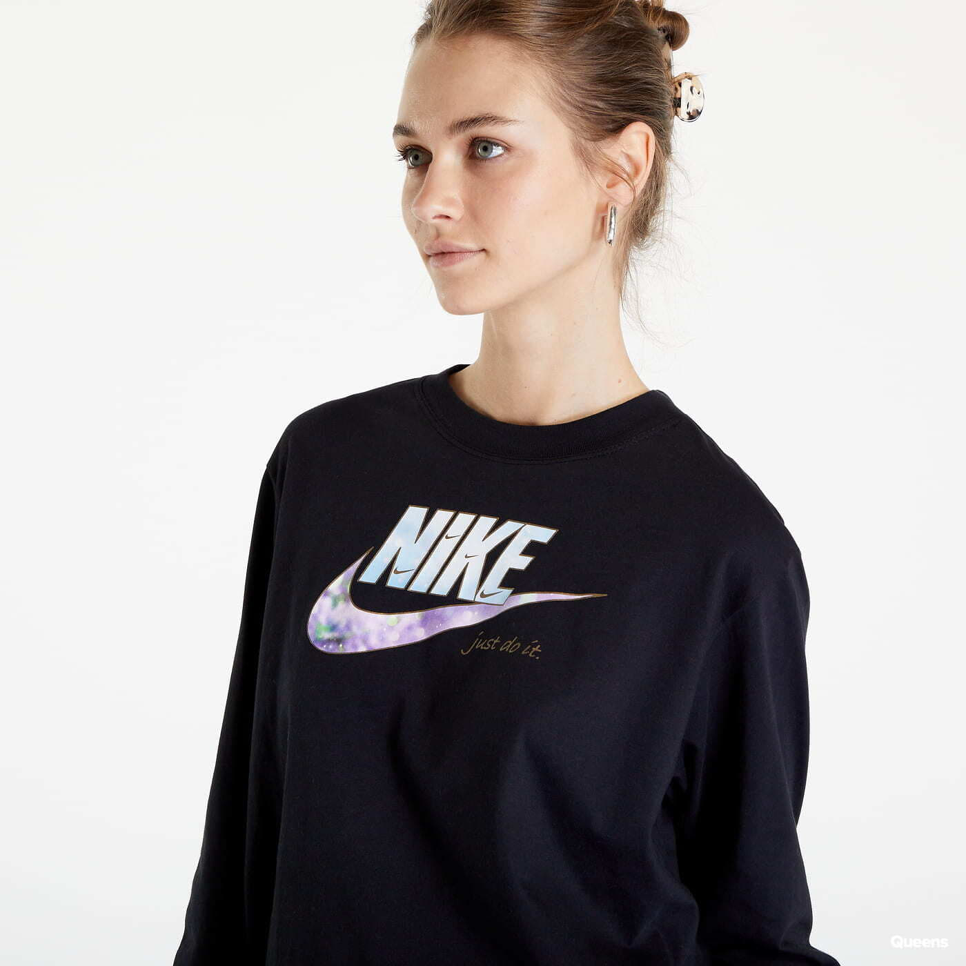 T-shirts Nike Sportswear Women's Long-Sleeve T-Shirt Black | Queens