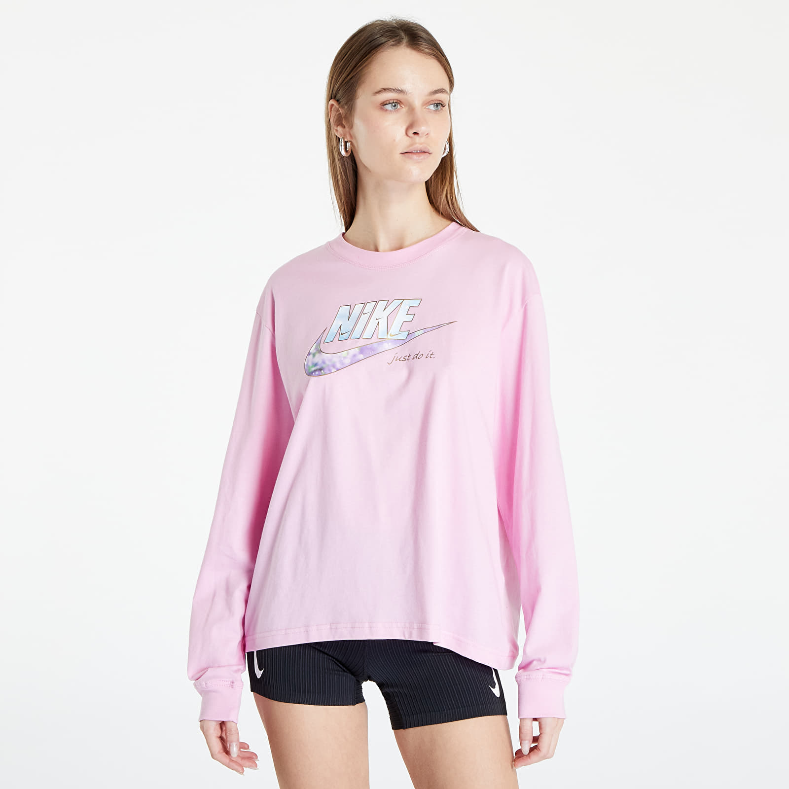 Tričká Nike Sportswear Women's Long-Sleeve T-Shirt Pink