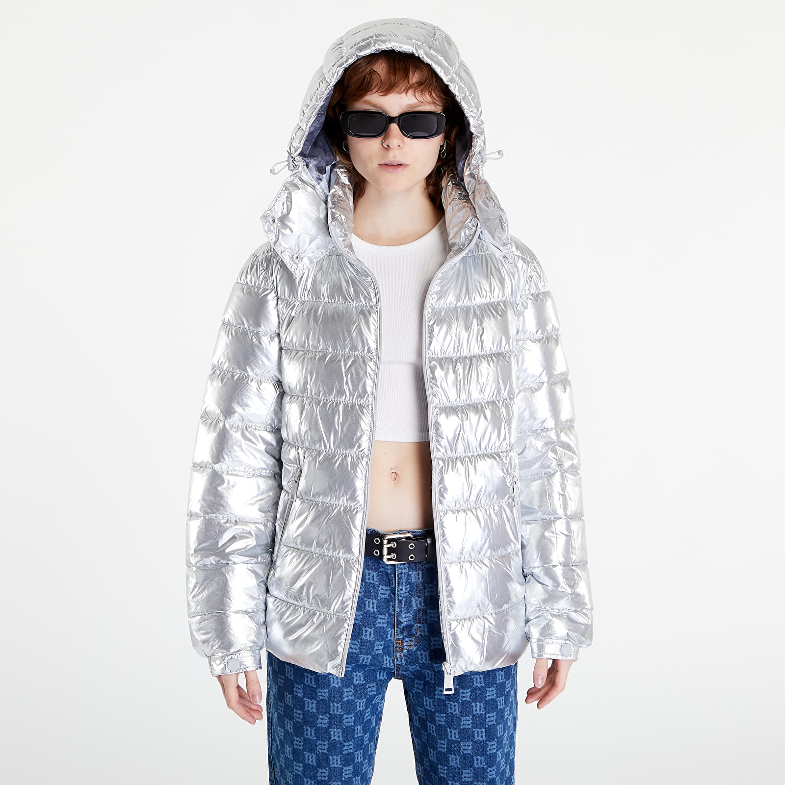 Jackets GUESS Fiorenza Jacket Silver
