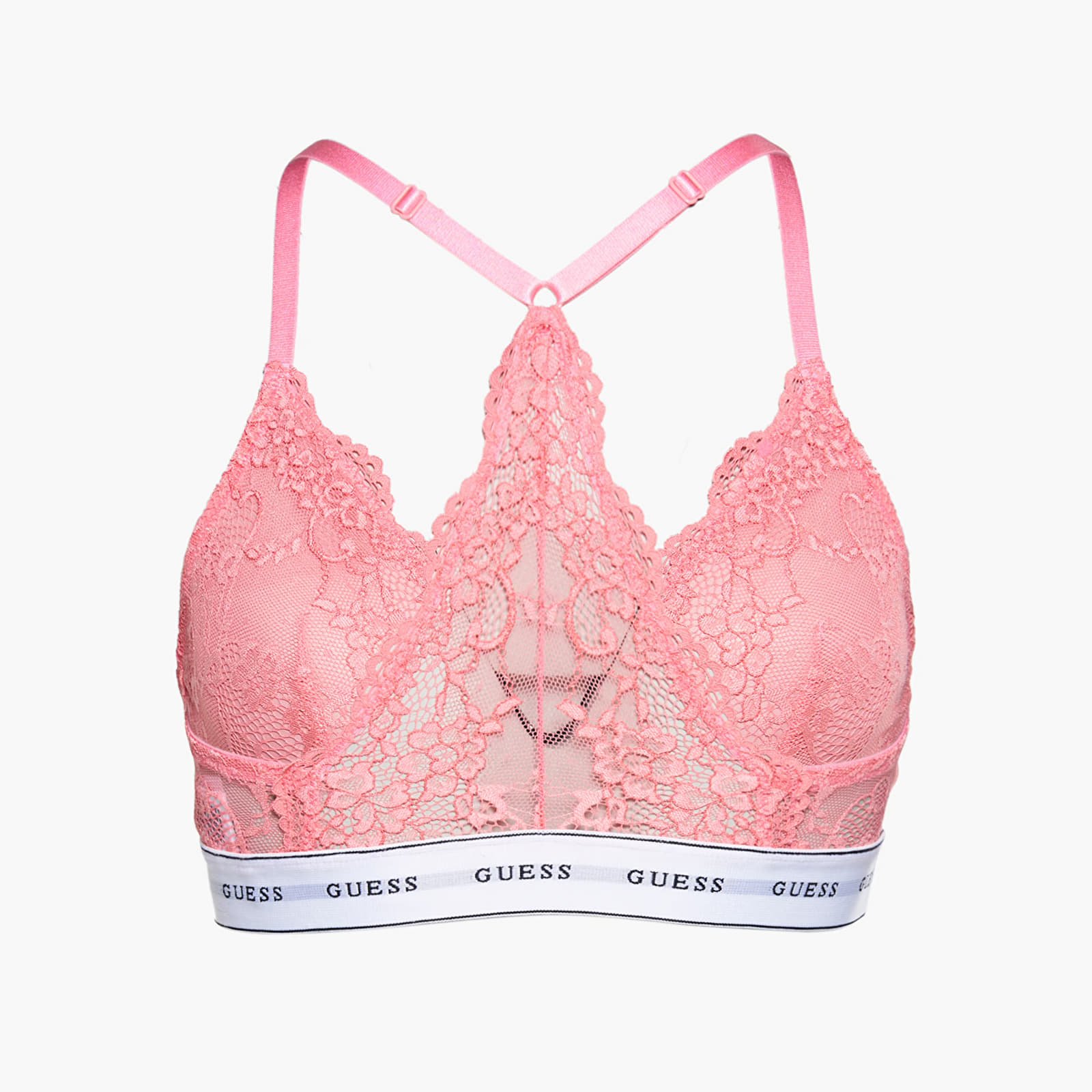 Krūšturi GUESS Belle Triangle Bra Pink