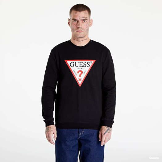 Black guess sweatshirt clearance