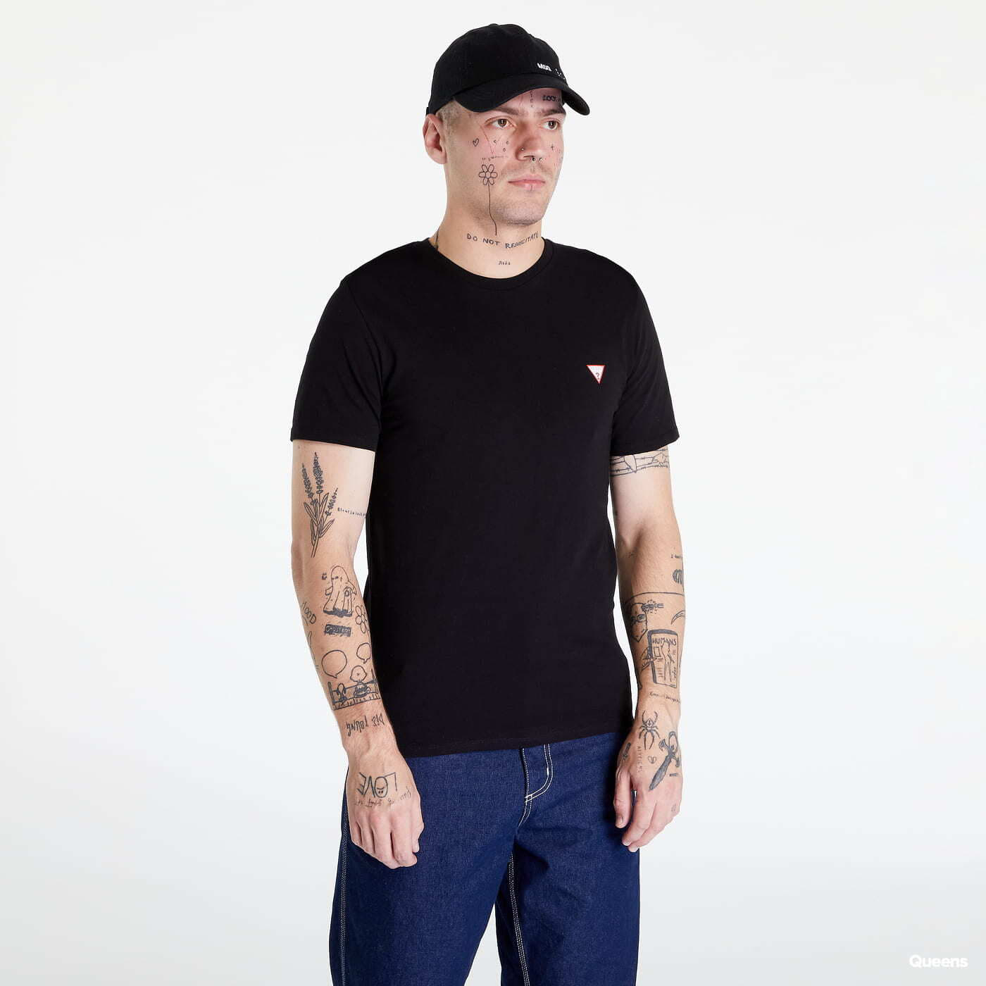 T-shirts GUESS Core Crew-Neck T-Shirt Black