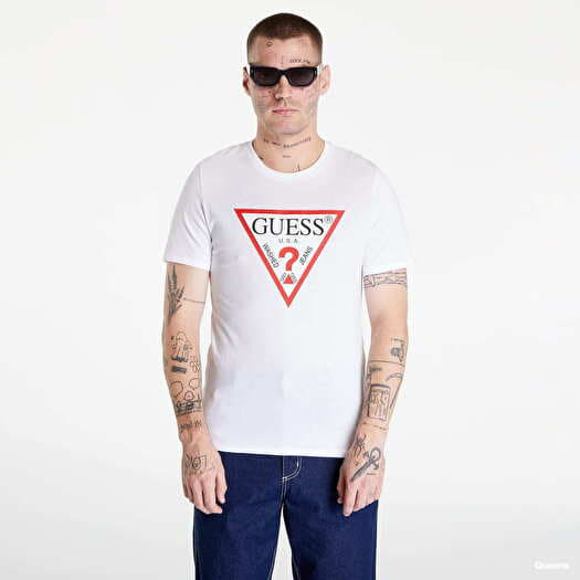 Guess triangle store t shirt