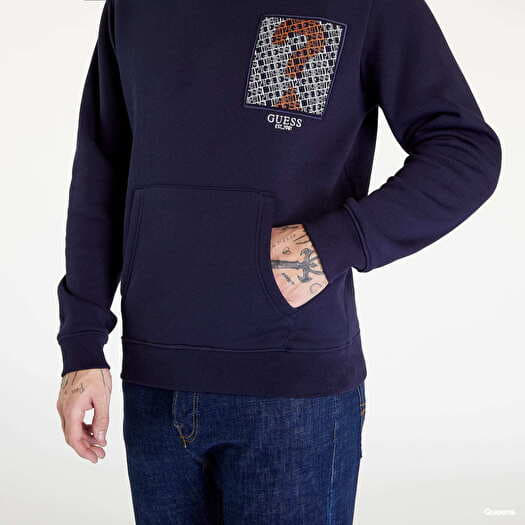 Guess sales navy sweatshirt