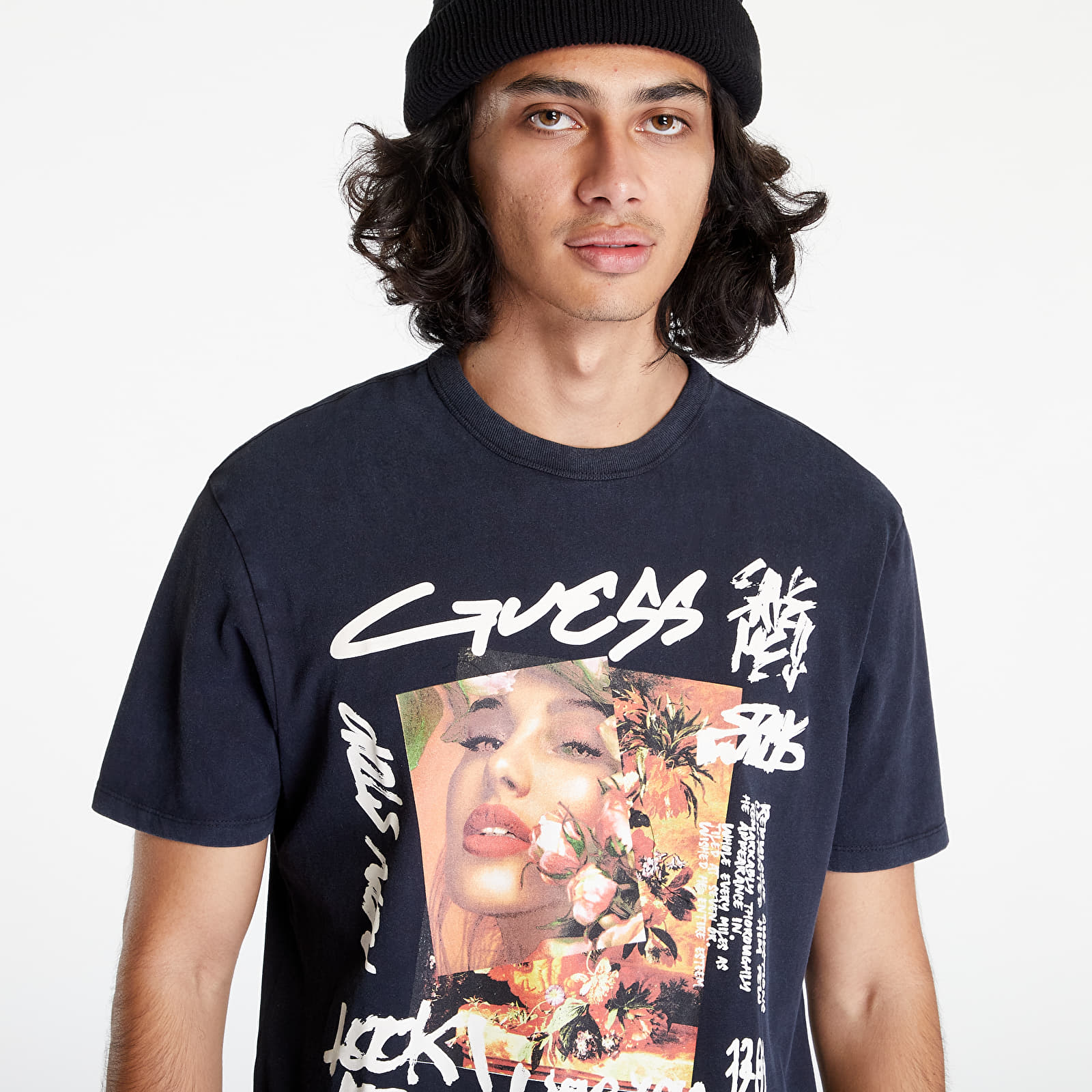 Tričká GUESS Ss Bsc Allure Tee Black
