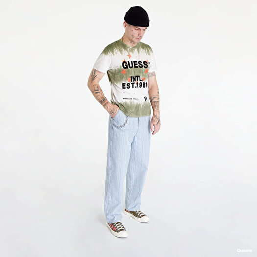 Guess green shirt cheap