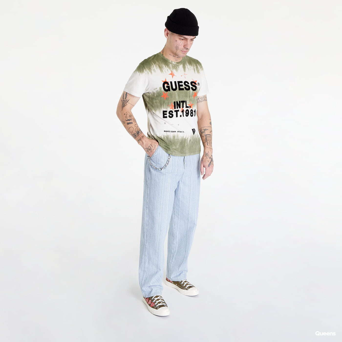 T-shirts GUESS Tie Dye T-Shirt Green