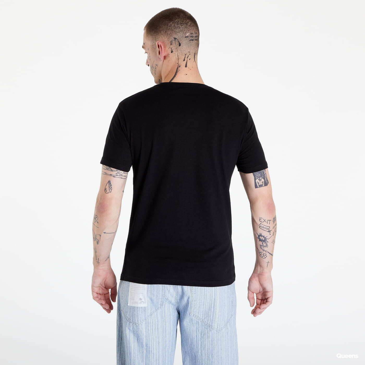 T-shirts GUESS Triangle Logo T-shirt Black