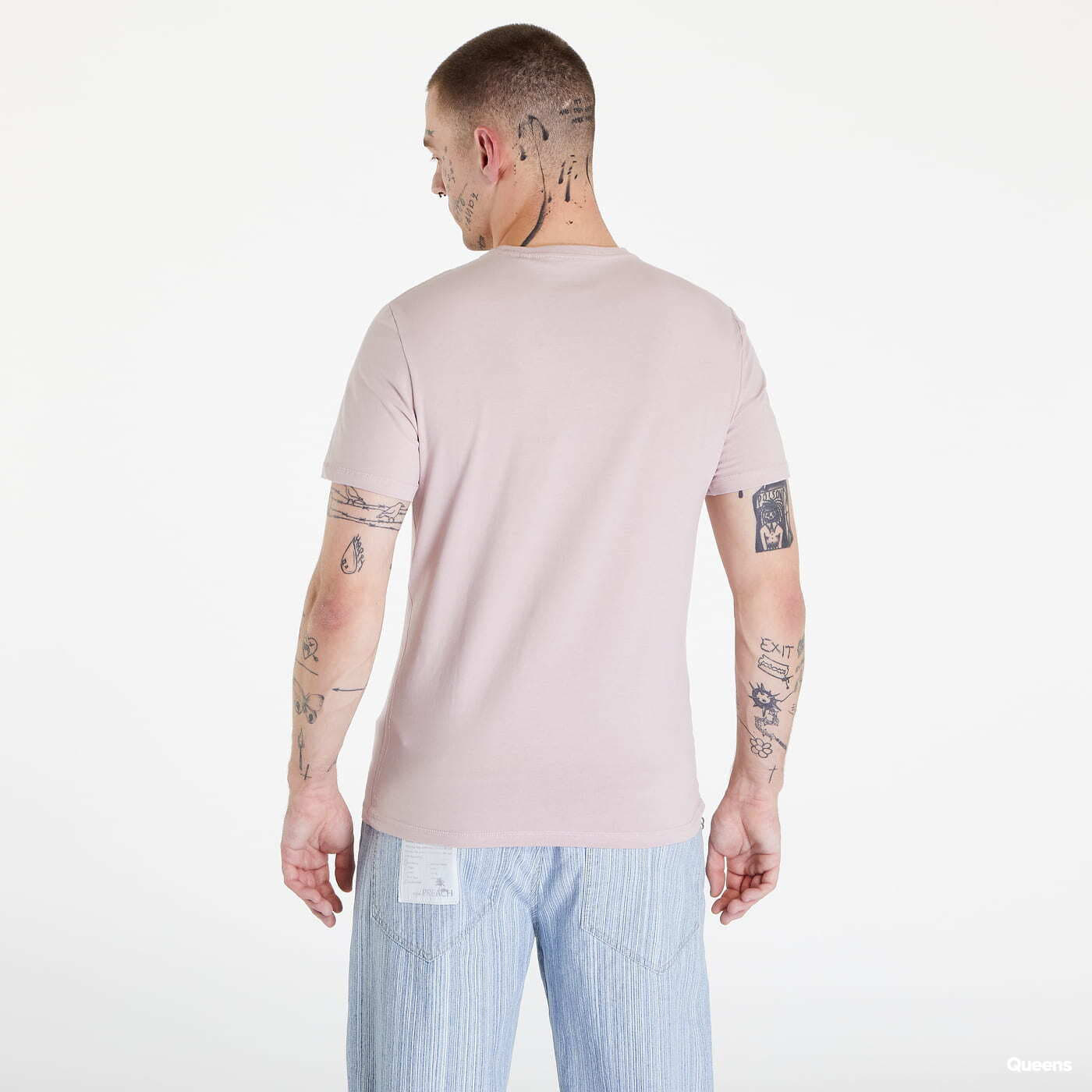 Tričká GUESS Triangle Logo T-shirt Pink