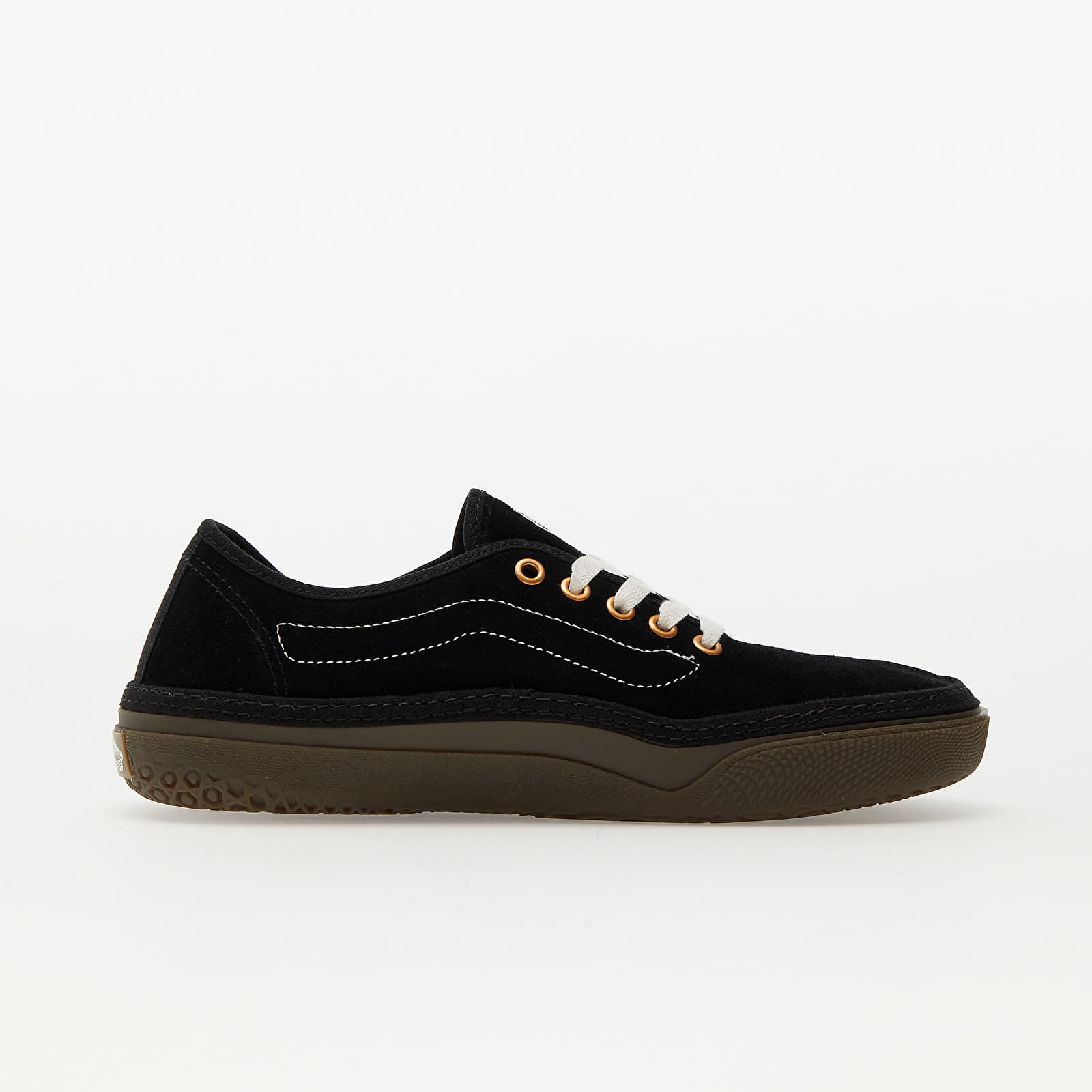 Vīriešu čības un apavi Vans Circle Vee SE Suede Black/ Gum