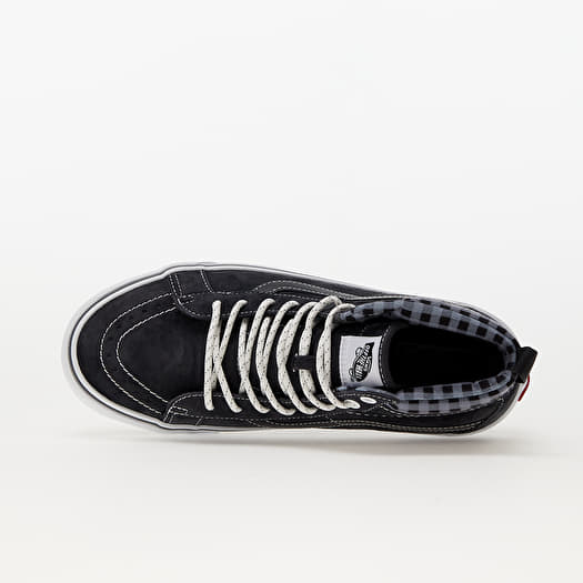Men s sneakers and shoes Vans SK8 Hi MTE 1 Plaid Grey White Queens