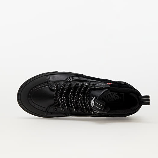 Vans sk8 hi mte black leather outlet