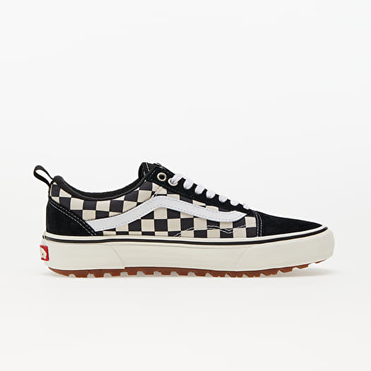 Black white checkered vans old skool deals