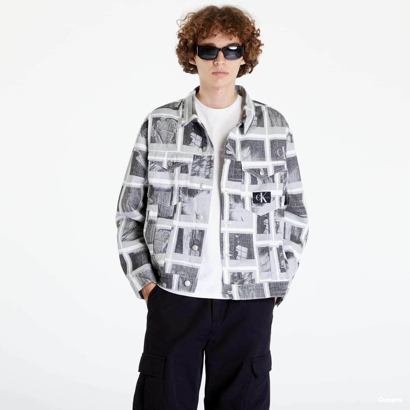 Geci CALVIN KLEIN JEANS Genderless Denim Jacket Grey