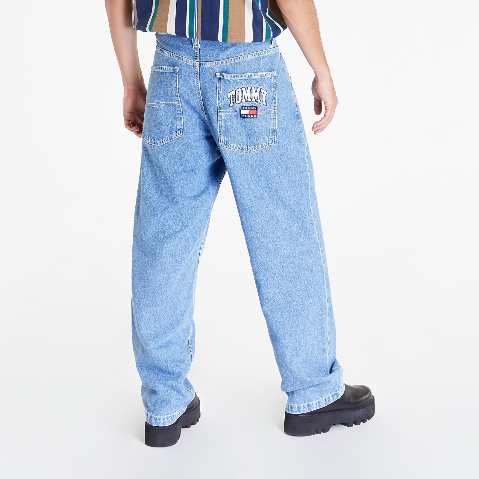 Kalhoty TOMMY JEANS Aiden Baggy Pants Blue