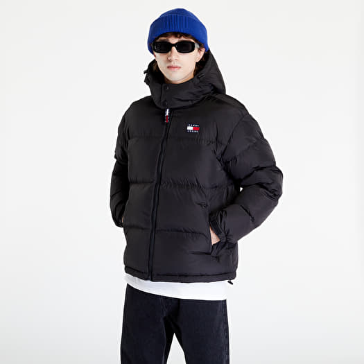 Tommy jeans hot sale parka black